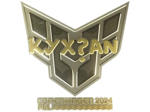 Sticker | kyxsan (Gold) | Copenhagen 2024