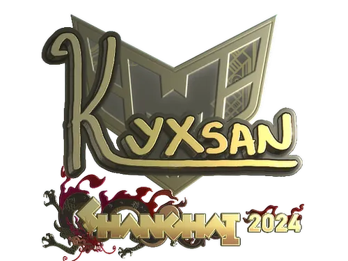 Sticker | kyxsan (Gold) | Shanghai 2024