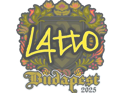 Sticker | latto | Budapest 2025