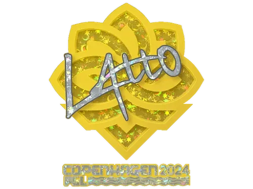 Sticker | latto (Glitter) | Copenhagen 2024