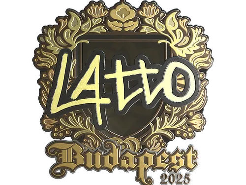 Sticker | latto (Gold) | Budapest 2025