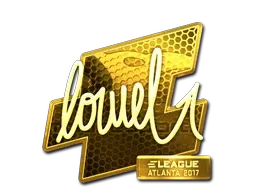 Sticker | loWel (Gold) | Atlanta 2017