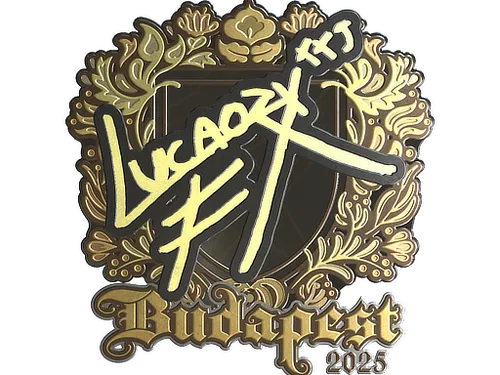 Sticker | Lucaozy (Gold) | Budapest 2025