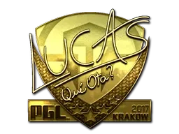 Sticker | LUCAS1 (Gold) | Krakow 2017