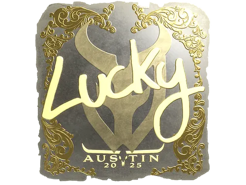 Sticker | Lucky (Gold) | Austin 2025