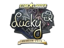 Sticker | Lucky (Gold) | Berlin 2019