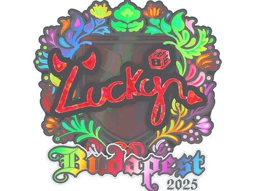 Sticker | Lucky (Holo) | Budapest 2025