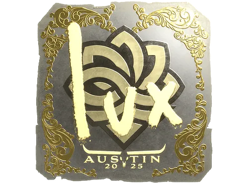 Sticker | lux (Gold) | Austin 2025