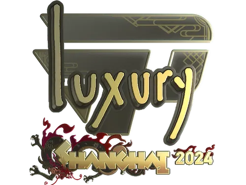 Sticker | lux (Gold) | Shanghai 2024