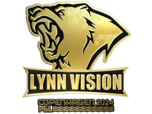 Sticker | Lynn Vision (Gold) | Copenhagen 2024