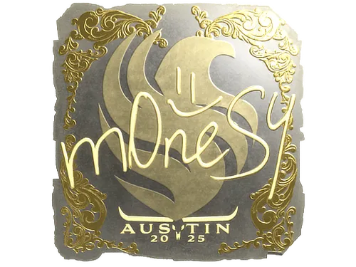 Sticker | m0NESY (Gold) | Austin 2025