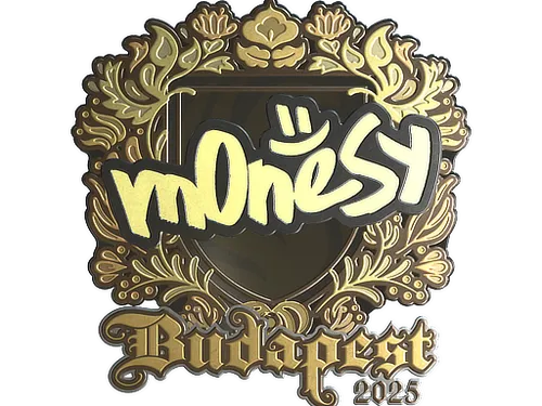 Sticker | m0NESY (Gold) | Budapest 2025