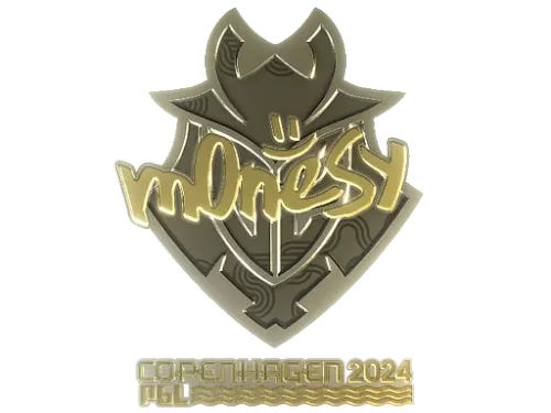 Sticker | m0NESY (Gold) | Copenhagen 2024