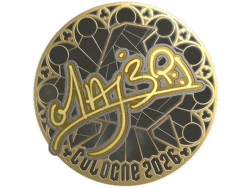 Sticker | MAJ3R (Gold) | Cologne 2026