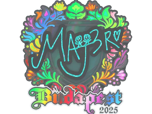 Sticker | MAJ3R (Holo) | Budapest 2025