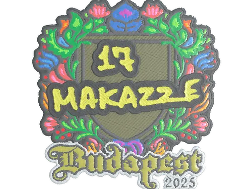 Sticker | makazze (Embroidered) | Budapest 2025