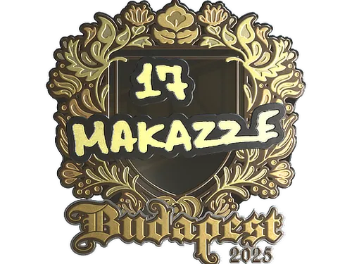 Sticker | makazze (Gold) | Budapest 2025
