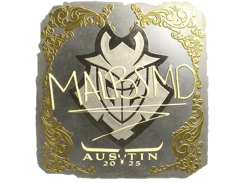 Sticker | malbsMd (Gold) | Austin 2025