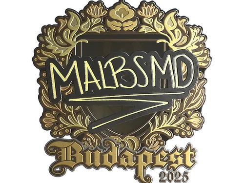 Sticker | malbsMd (Gold) | Budapest 2025