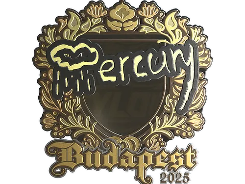Sticker | Mercury (Gold) | Budapest 2025