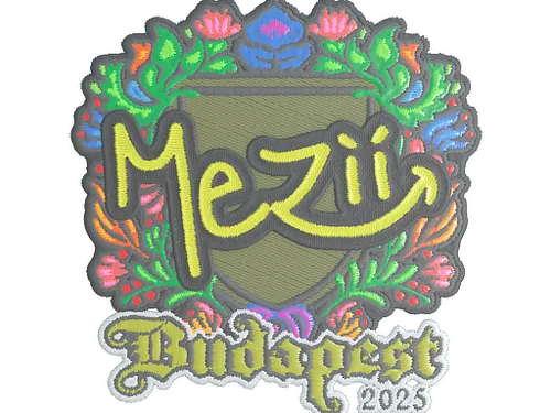 Sticker | mezii (Embroidered) | Budapest 2025