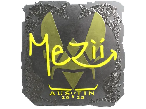 Sticker | mezii (Foil) | Austin 2025
