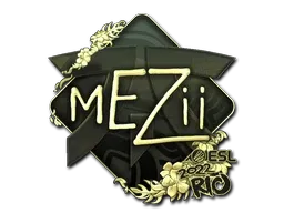 Sticker | mezii (Gold) | Rio 2022