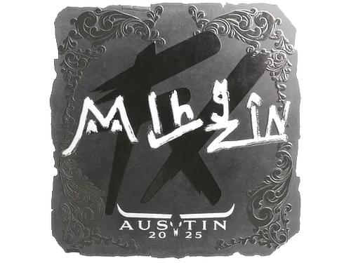 Sticker | mlhzin (Foil) | Austin 2025