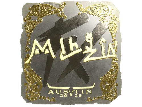 Sticker | mlhzin (Gold) | Austin 2025