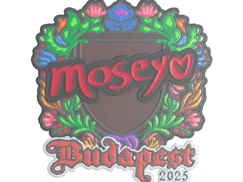 Sticker | Moseyuh (Embroidered) | Budapest 2025