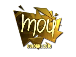 Sticker | mou (Gold) | Cologne 2016