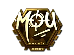 Sticker | mou (Gold) | London 2018