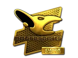 Sticker | mousesports (Gold) | Atlanta 2017