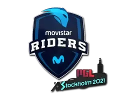 Sticker | Movistar Riders | Stockholm 2021