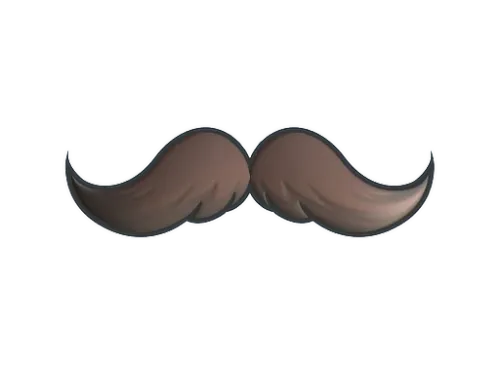 Sticker | Mustachio (Foil)