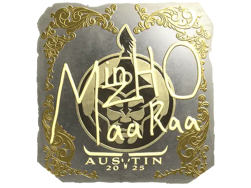 Sticker | mzinho (Gold) | Austin 2025