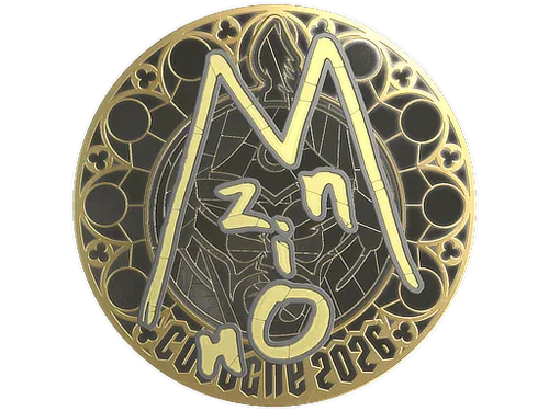 Sticker | mzinho (Gold) | Cologne 2026