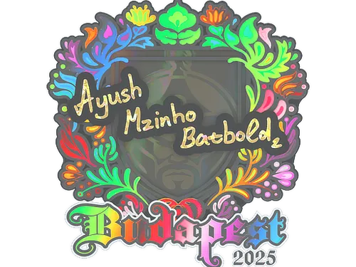 Sticker | mzinho (Holo) | Budapest 2025