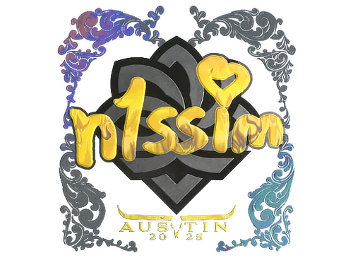 Sticker | n1ssim (Holo) | Austin 2025