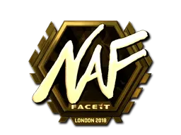 Sticker | NAF (Gold) | London 2018