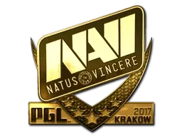 Sticker | Natus Vincere (Gold) | Krakow 2017