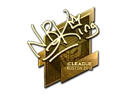 Sticker | NBK- (Gold) | Boston 2018