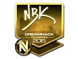 Sticker | NBK- (Gold) | Cluj-Napoca 2015