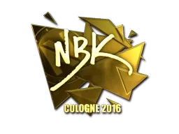 Sticker | NBK- (Gold) | Cologne 2016