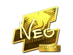 Sticker | NEO (Gold) | Atlanta 2017