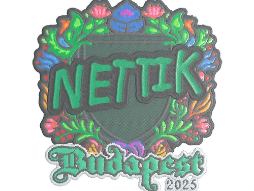 Sticker | nettik (Embroidered) | Budapest 2025