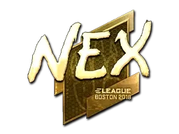 Sticker | nex (Gold) | Boston 2018