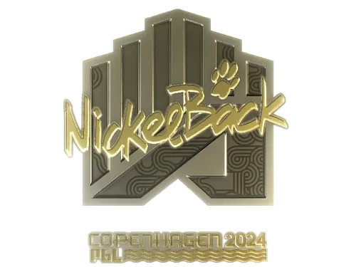 Sticker | NickelBack (Gold) | Copenhagen 2024