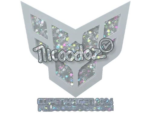 Sticker | nicoodoz (Glitter) | Copenhagen 2024