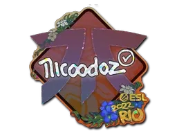 Sticker | nicoodoz (Glitter) | Rio 2022